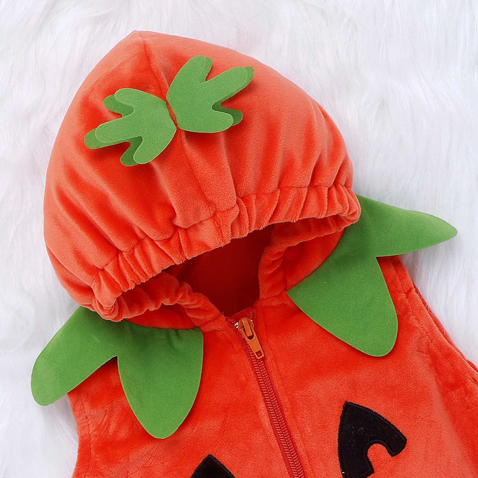 Cosplay Baby Girls Boys Halloween Clothes Sets Long Sleeve Fleece Zipper Hooded Romper Jacket Autumn Baby Girl Outfit New L250918