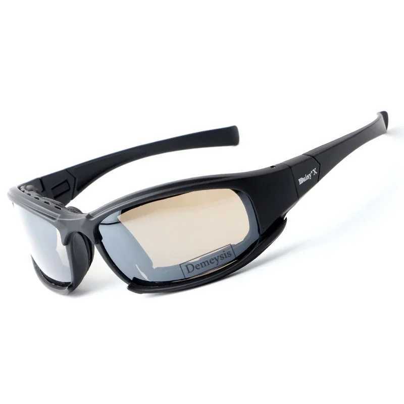 Polarized Tactical Glasses Outdoor Soport Sunglasses for Men Shooting Goggles Hiking Eyewear UV400 J250919