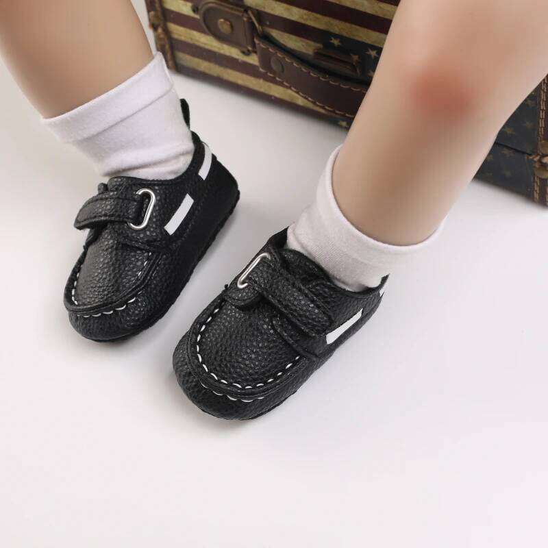 VALEN SINA New Baby White Christening Baptismal Moccasins Infant Boys Girls Slip-On Peas Walking Shoes