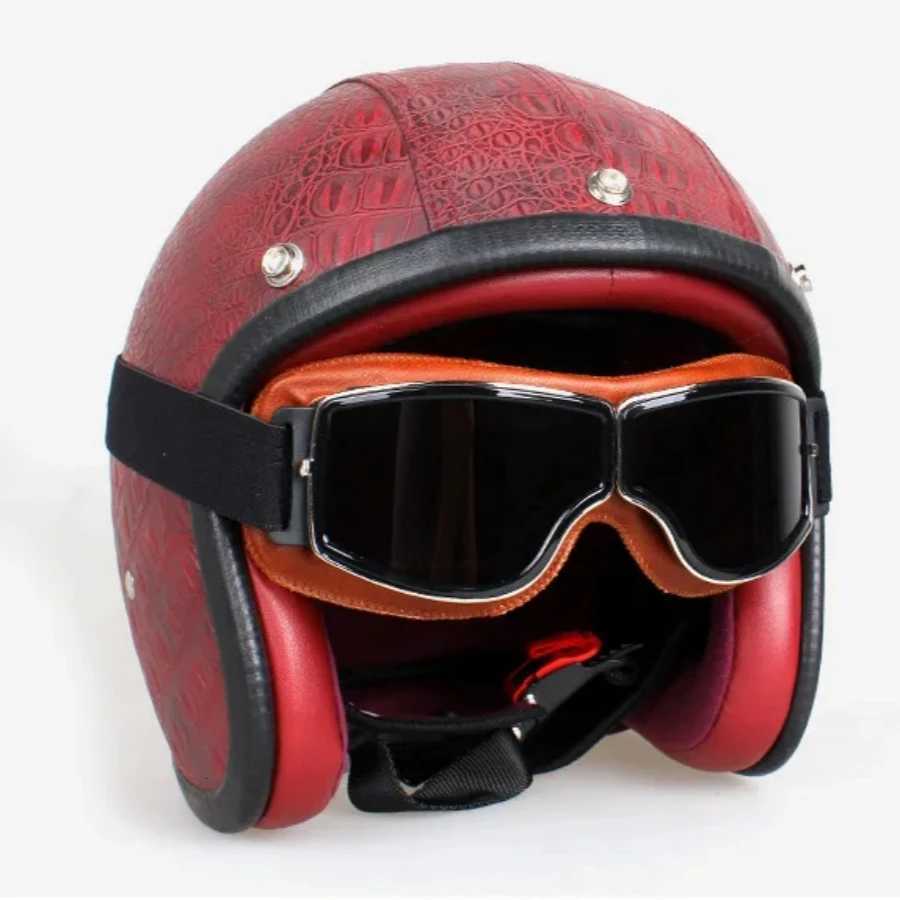 Best Selling Vintage Goggs Motorcyc ather Goggs Glasses Cruiser Folding Goggs Newest Sunglasses Motocross Safety Y250919