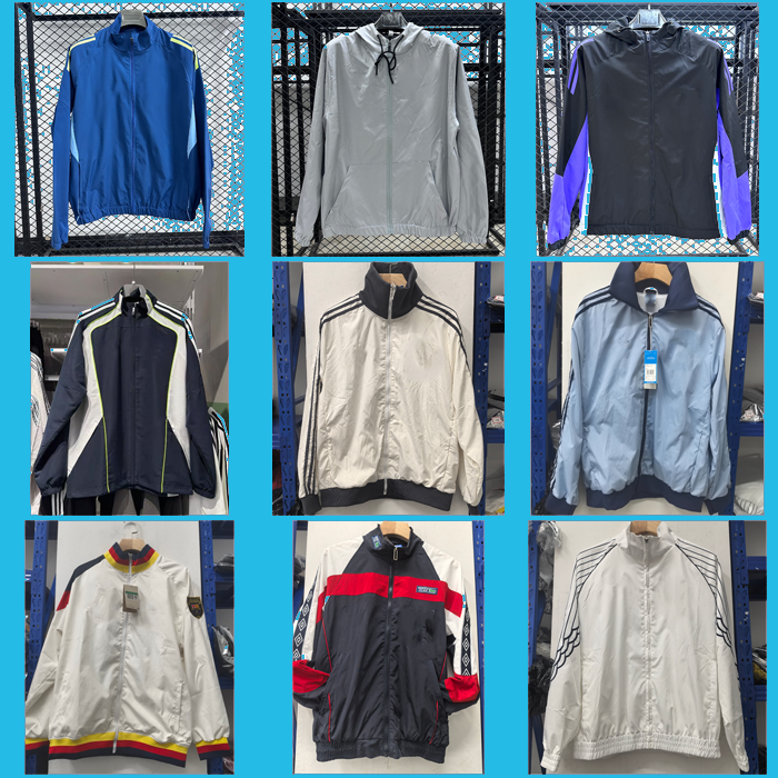 2025 2026 Football jackets Tracksuits hoodie sport windbreaker 25 26 running fashion multiple colour outerwear coats soccer training suit thin jacket 636595