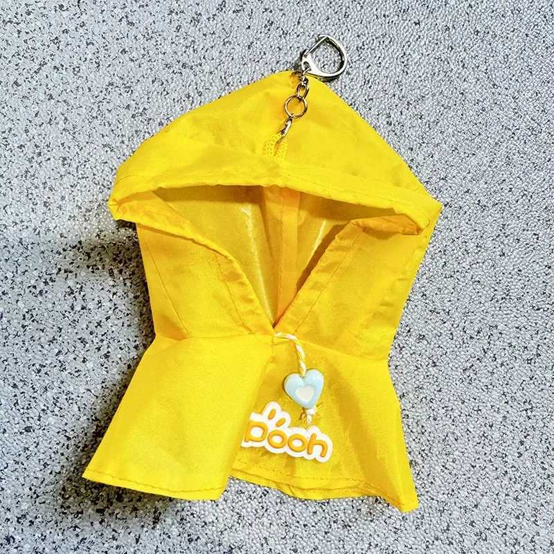 17cm Labubu Plush Doll Outfit Cute Green Yellow Raincoat Set DIY Accessories for The Monsters Dolls C250919