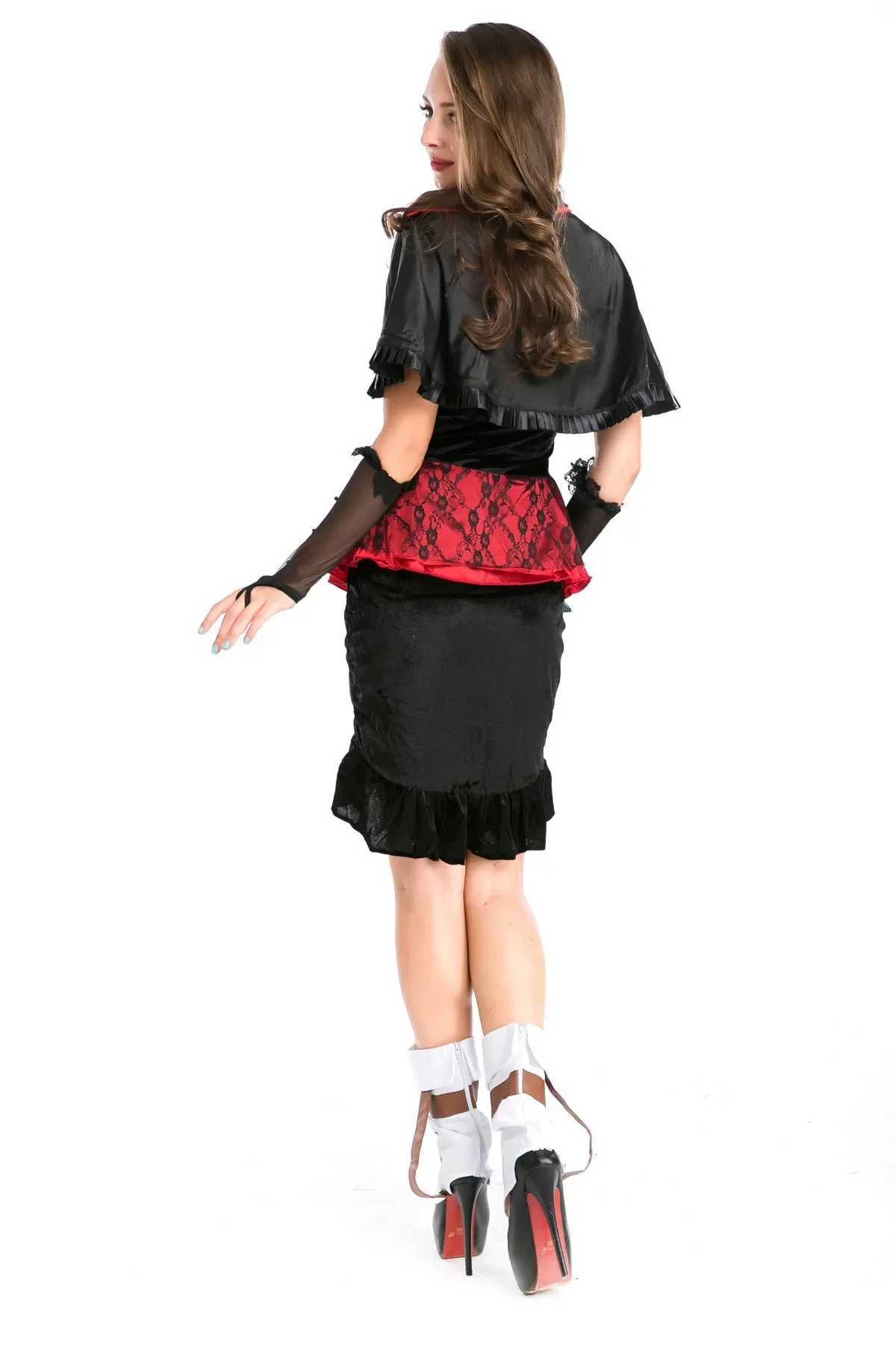 Scary Halloween Costumes For Women Vampire Sexy Adult Witch Dress Cosplay L250918