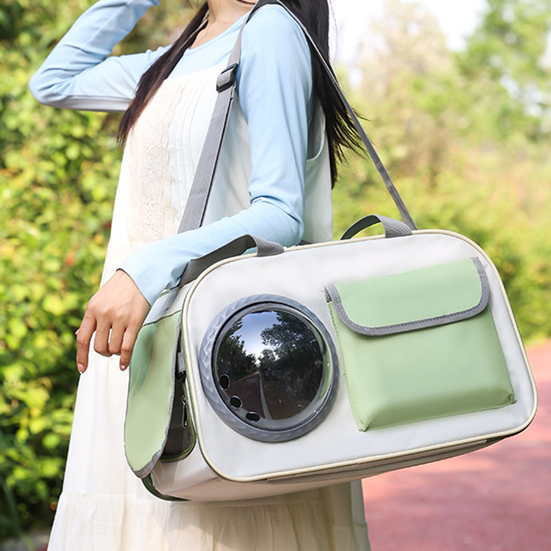 Space Capsule Single Shoulder Bag Portable Outdoor Crossbody Handbag Cat Cage Large Capacity Pet Dog Breathable