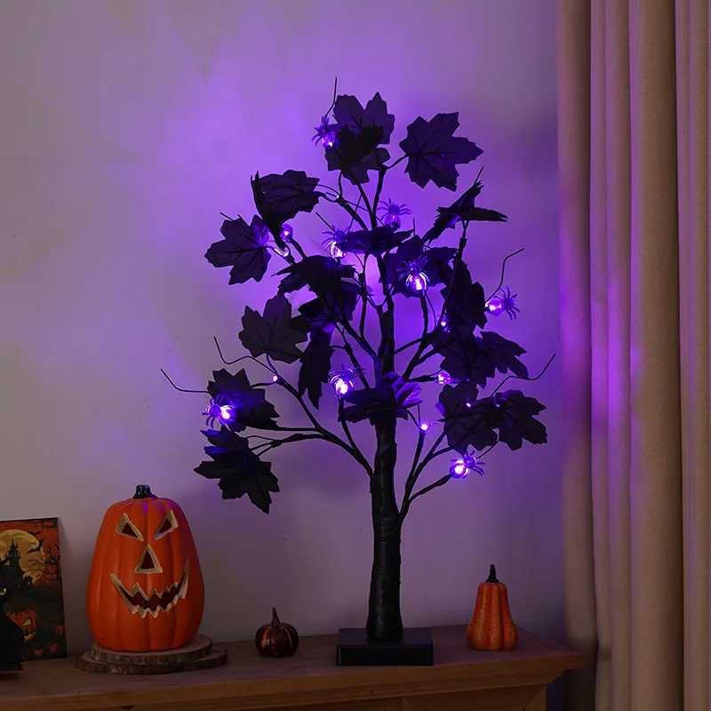 Hot Led Halloween Eye Tree Light Pumpkin Ghost Festival Tree Light Party Room Scene Decoration Light Atmosphere Decoration C250919