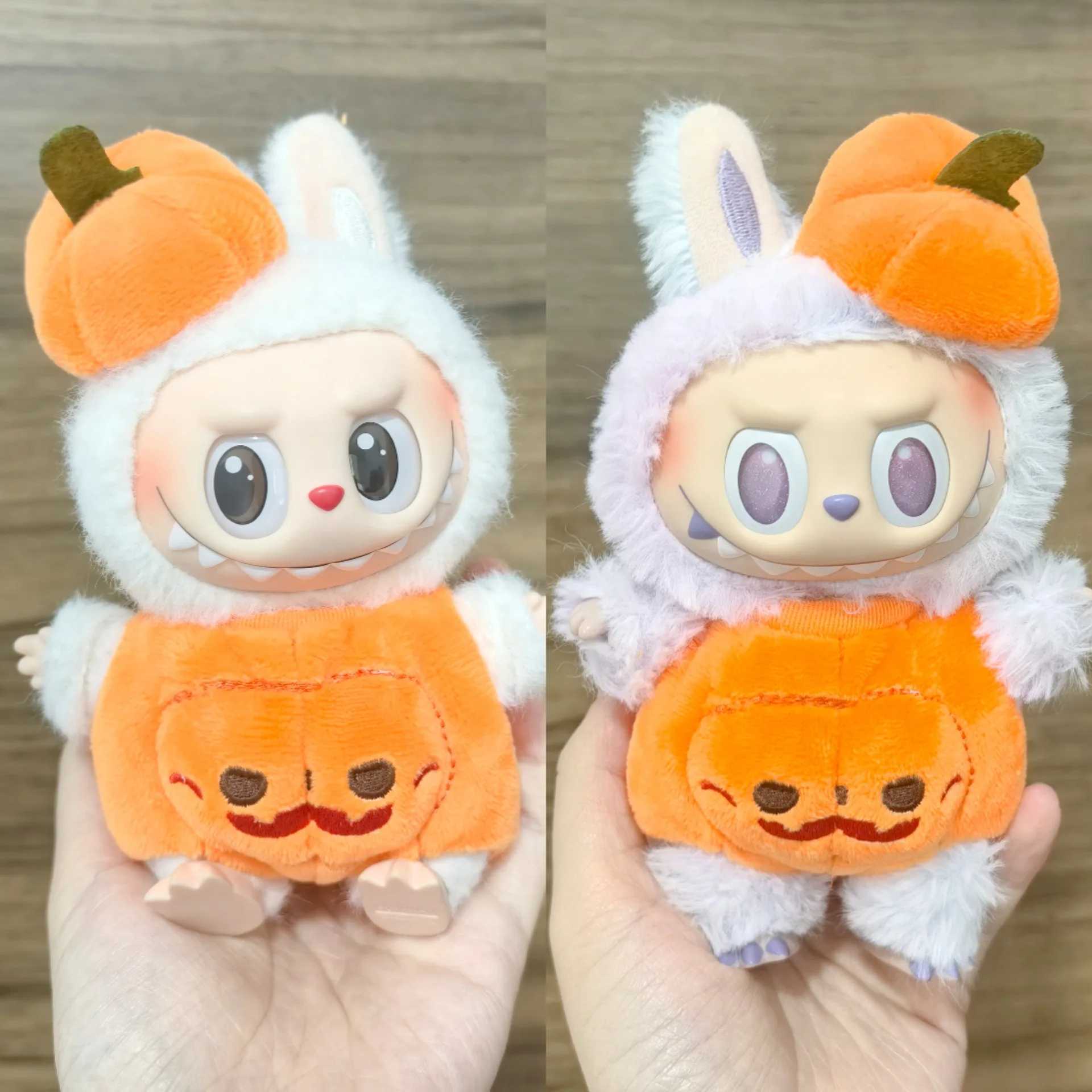 Halloween Christmas Pumpkin Ghost Clothes for 17cm 30 Labubu Clothes Cute Doll To Go Bag Doll Accessories C250919