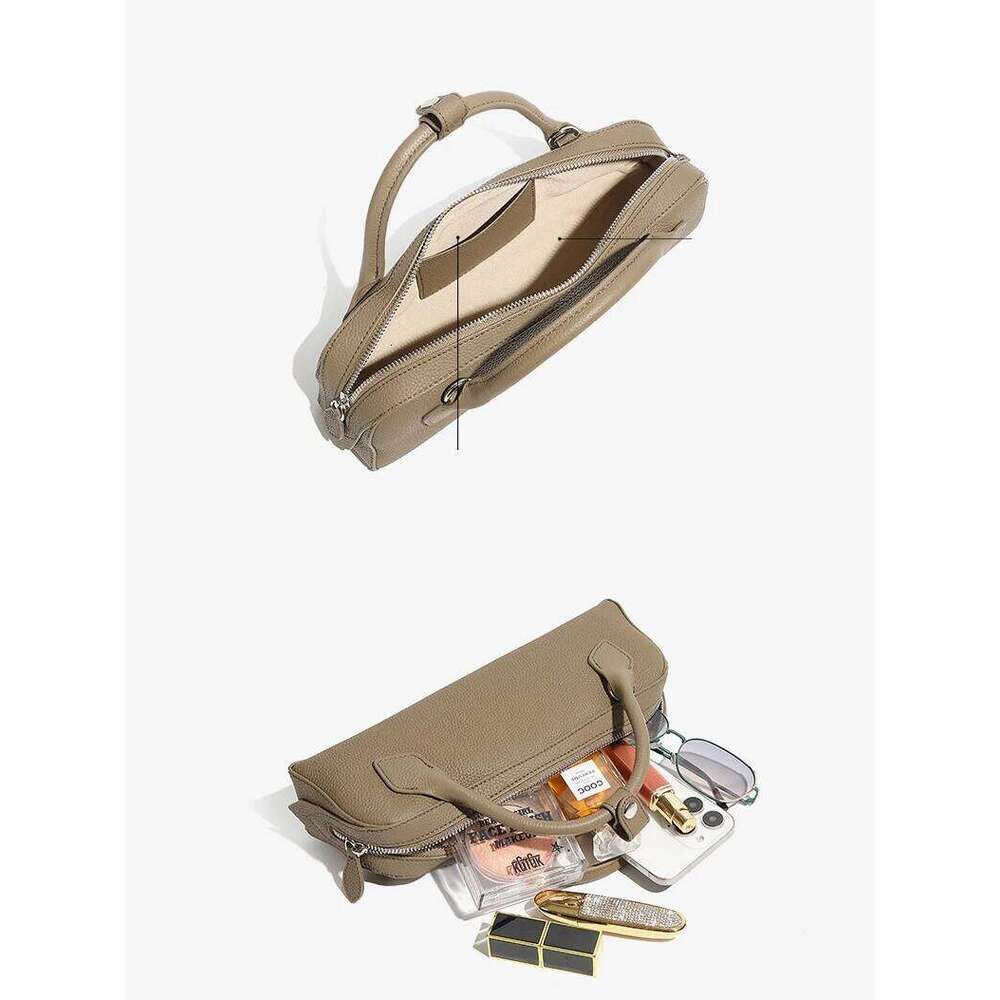 Designer Bags Genuine Leather Hand-Held Armpit Women's New Designer Sausage Bag Commuting Versatile Shoulder Long Baguette Women's Handbag L