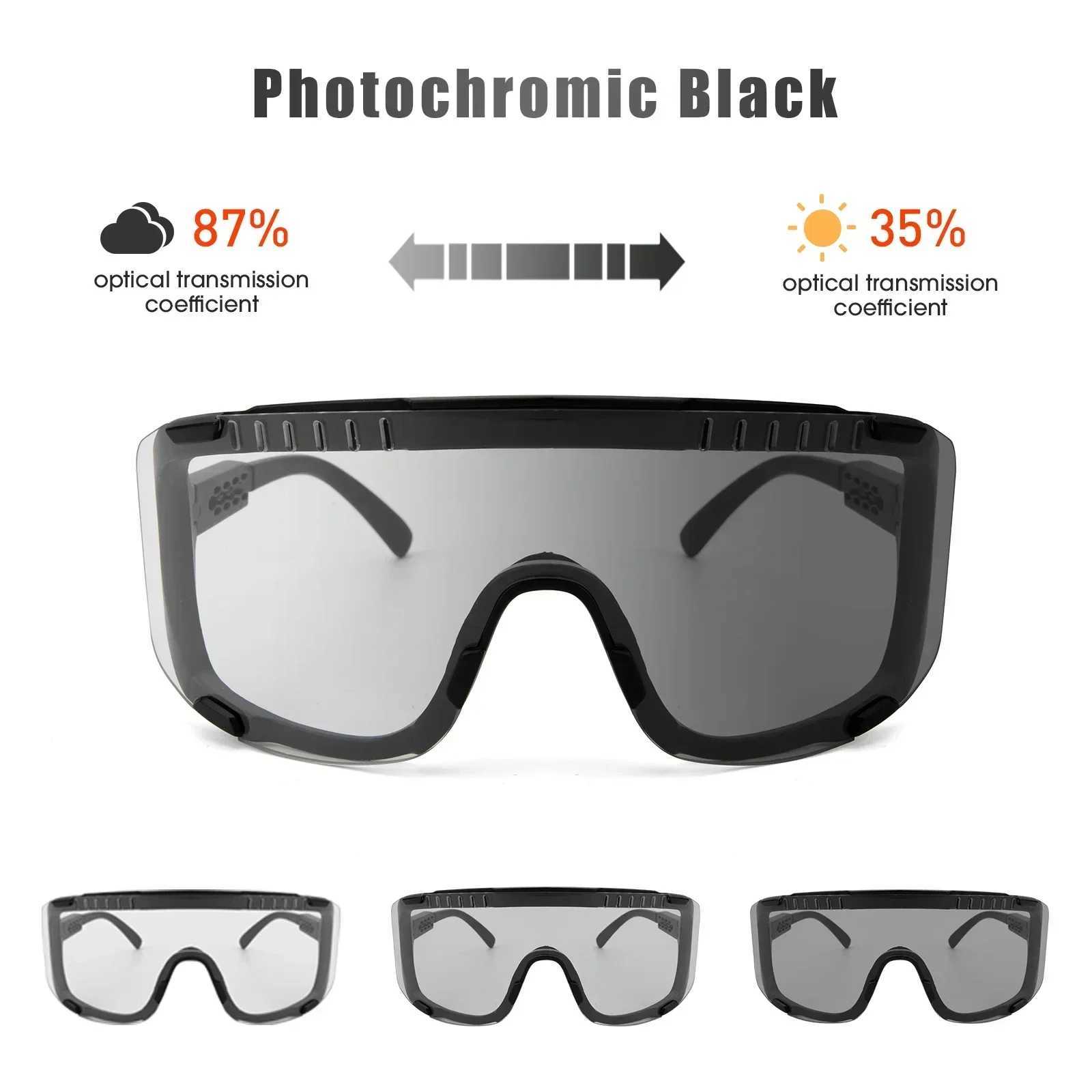 SCVCN Cycling Sunglasses Photochromic Eyewear Outdoor MTB Glasses Road Bicycle Riding Bike Sunglasses Goggles for Men Women J250919