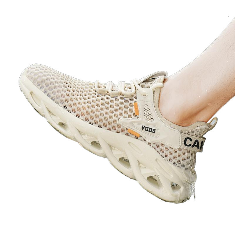 Summer Thin Lightweight Sandals Hollow Out Large Mesh Casual Running Sports Breathable Men's Shoes ddmymarket