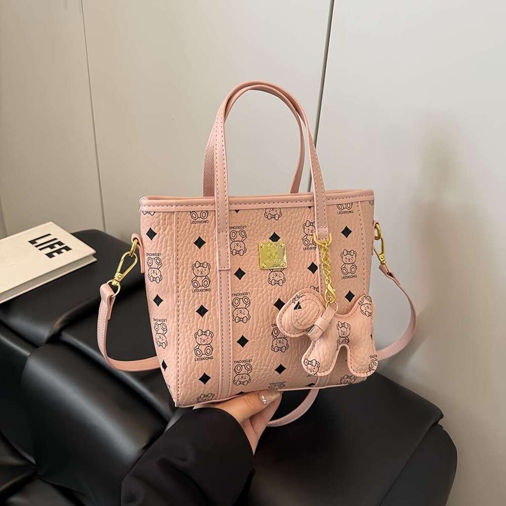 2025 New Women's Casual Printed Basket Bag - Versatile OOTD Crossbody/Shoulder/Handheld with Free Shipping