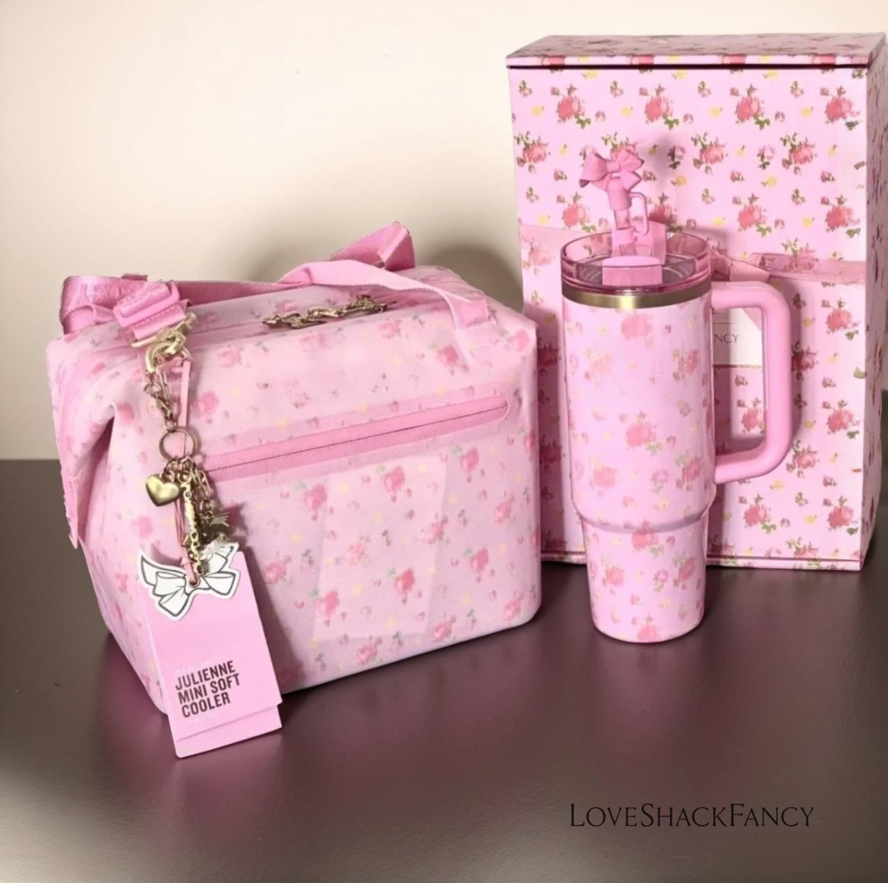 US Local warehouse Ibiza Sunset 40oz Mugs Chocolate Gold Tumblers Blue Magnolia Flamingo Cups with Handle Lid Straw Coffee Pink Water Bottles