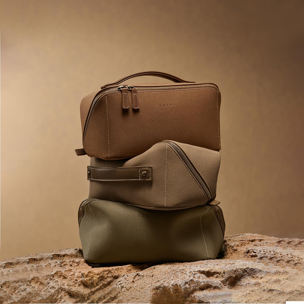 Spacious Flat Lay Toiletry Bag Waterproof Stylish Printed Women Cosmetic Makeup Travel Organizer