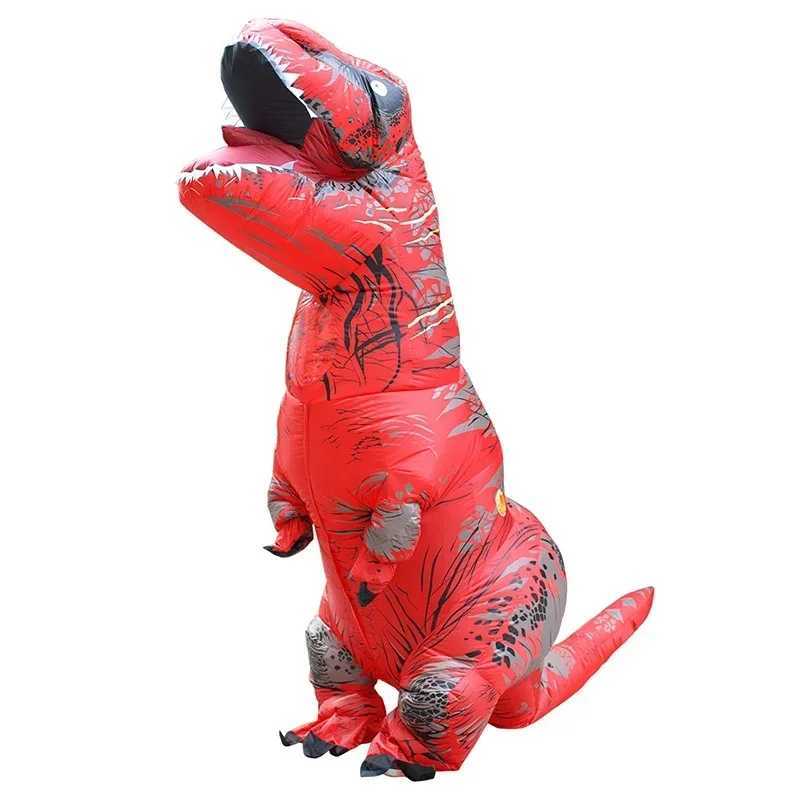 Tyrannosaurus rex inflatable costume mascot Anime Halloween party Cosplay costume Fun dinosaur cartoon costume for adult kids L250918
