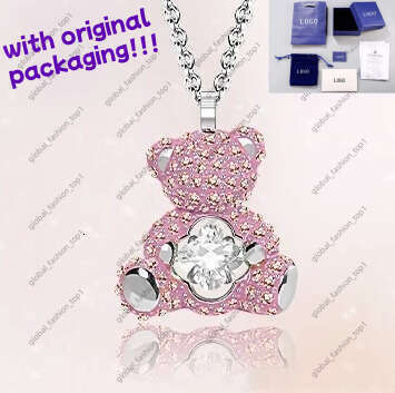 swarovksi necklace Diamond necklace women Designer necklace crystal collarbone chain Pendant alloy Stainless lady jewelry for party wedding nice gift 950