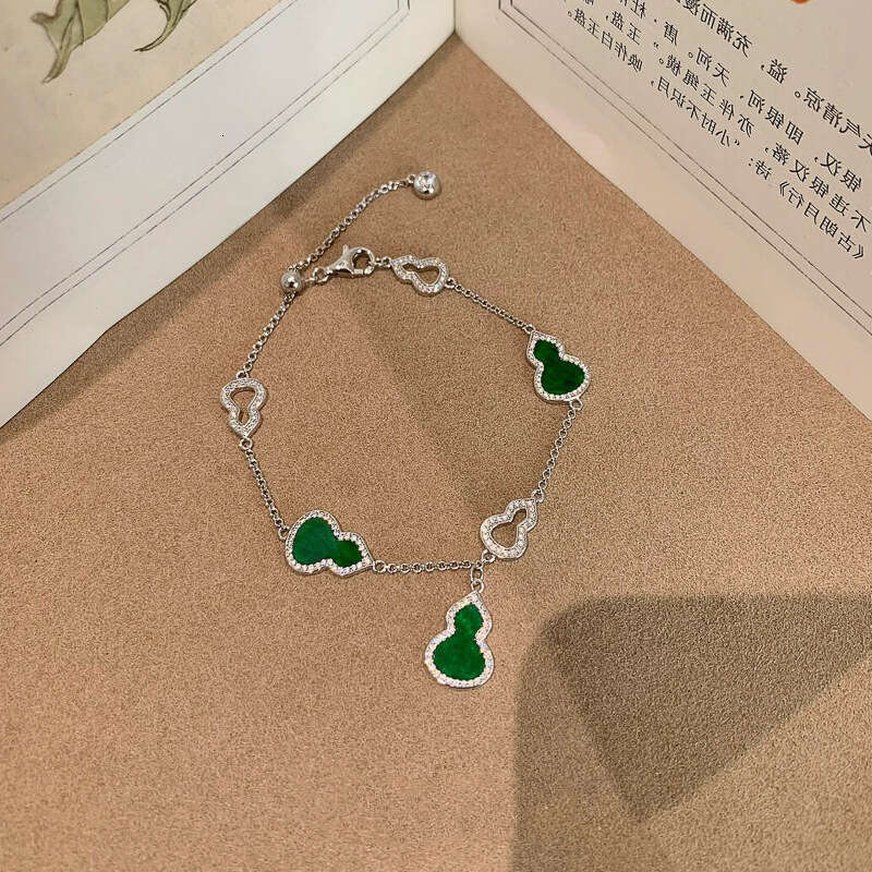 New Chinese Zircon Gourd Pendant National Style Exquisite Versatile Bracelet Niche Light High-end Feel Jewelry