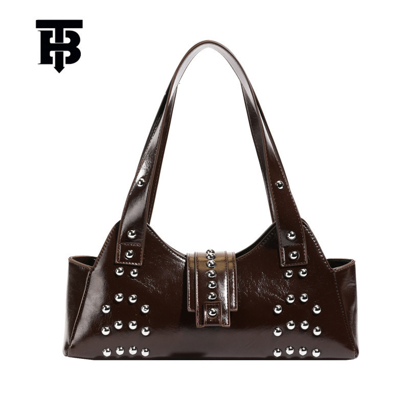 Designer Bag French Niche Underarm Bag Luxury Bag 2025 Winter New Style Personality Women's Fashion Trendy Commuter Single Shoulder Crescent Bag