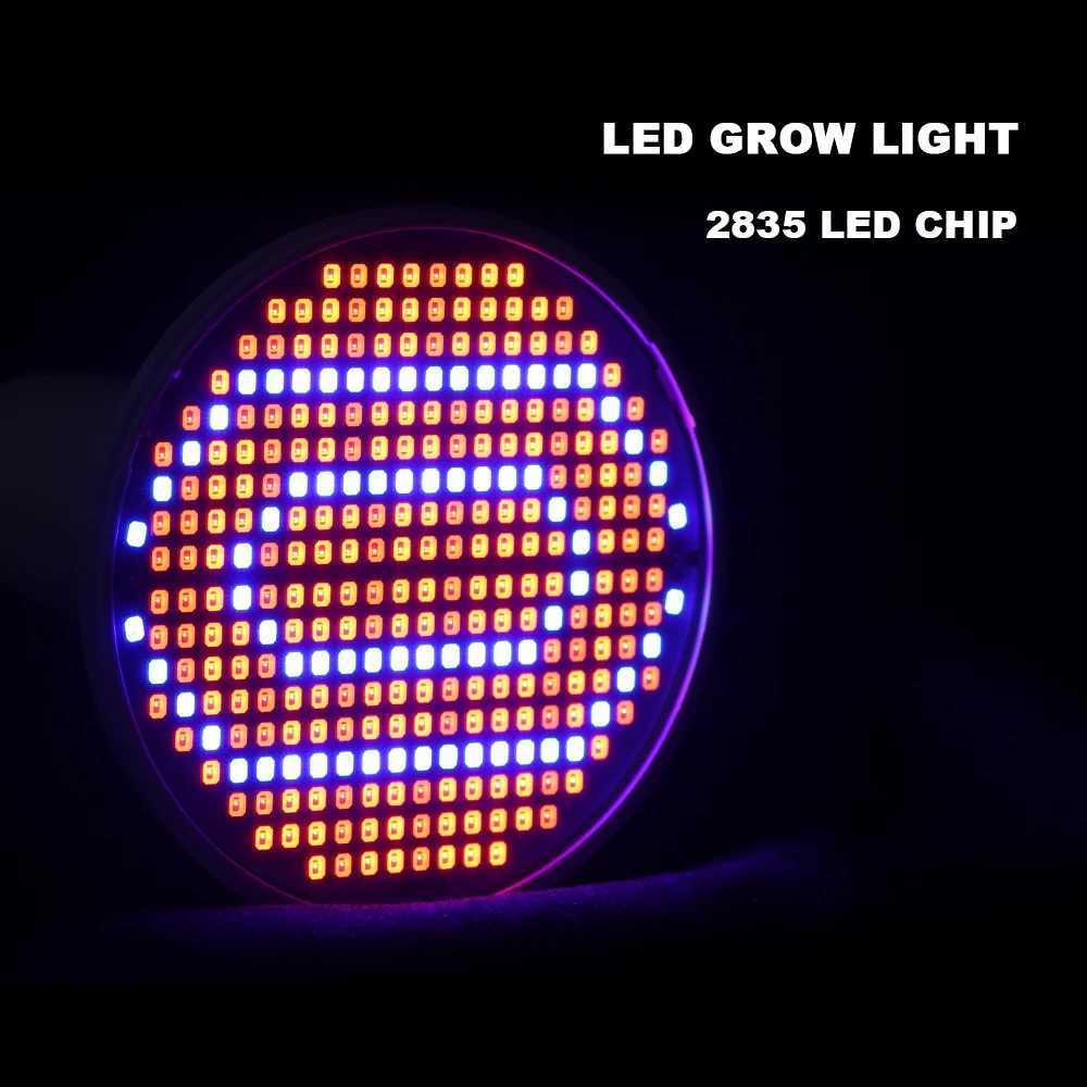 E27 LED Plant Grow Light LED Lamp Spotlight Bulb AC85265V Full Spectrum Indoor Hydroponics Flower Seedling LED Phyto Lamp C250919