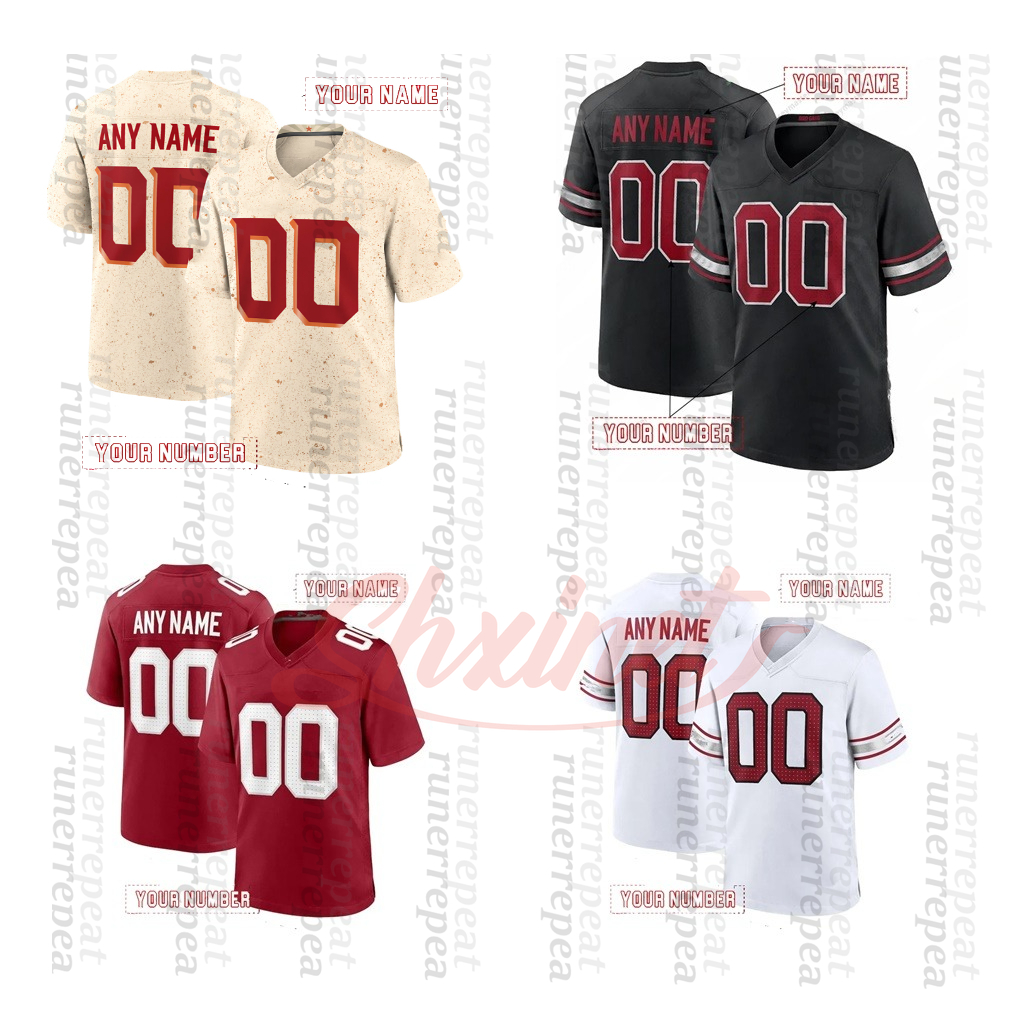 Kyler Murray 1 Marvin Harrison Jr. 18 Trey McBride 85 Budda Baker 3 Personalized Customized Football Jerseys Custom Any Number Name For Men Women Yout