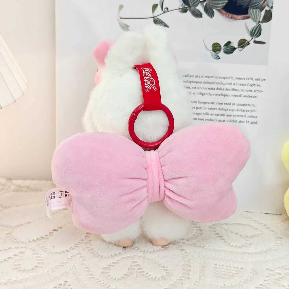 First Generation Second Generation Third Generation Keychains Labubu Macaron Sitting Clothes Party Big Bow Wings Gift C250919