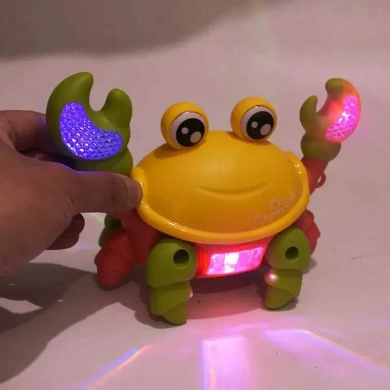 Kids Induction Crawling Crab Octopus Walking Toy Baby Electronic Pets Musical Toys Educational Toddler Moving Toy Christmas Gift X250918