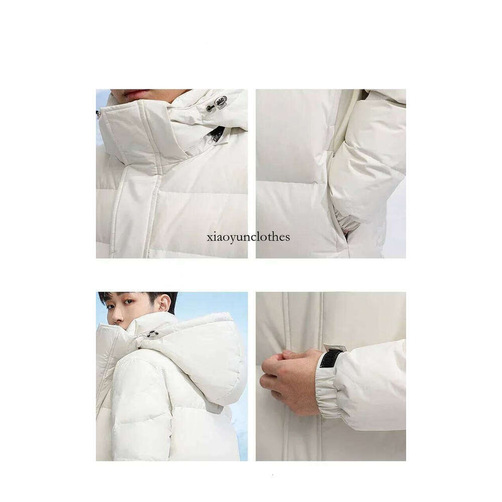 Winter Outdoor Mens Jacket High-quality Male White Duck Down Hooded Coat Snowfield Couples Long Thicked Warm Parkas 5XL