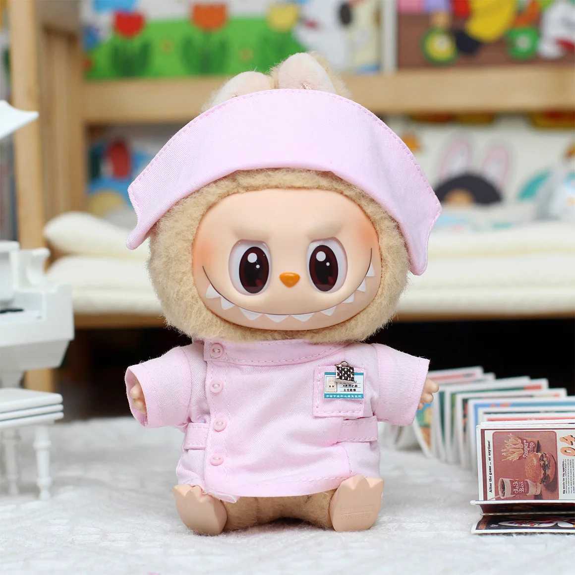 For 17cm Labuabu Clothes Doctor Uniform Set Nurse clothing gift C250919