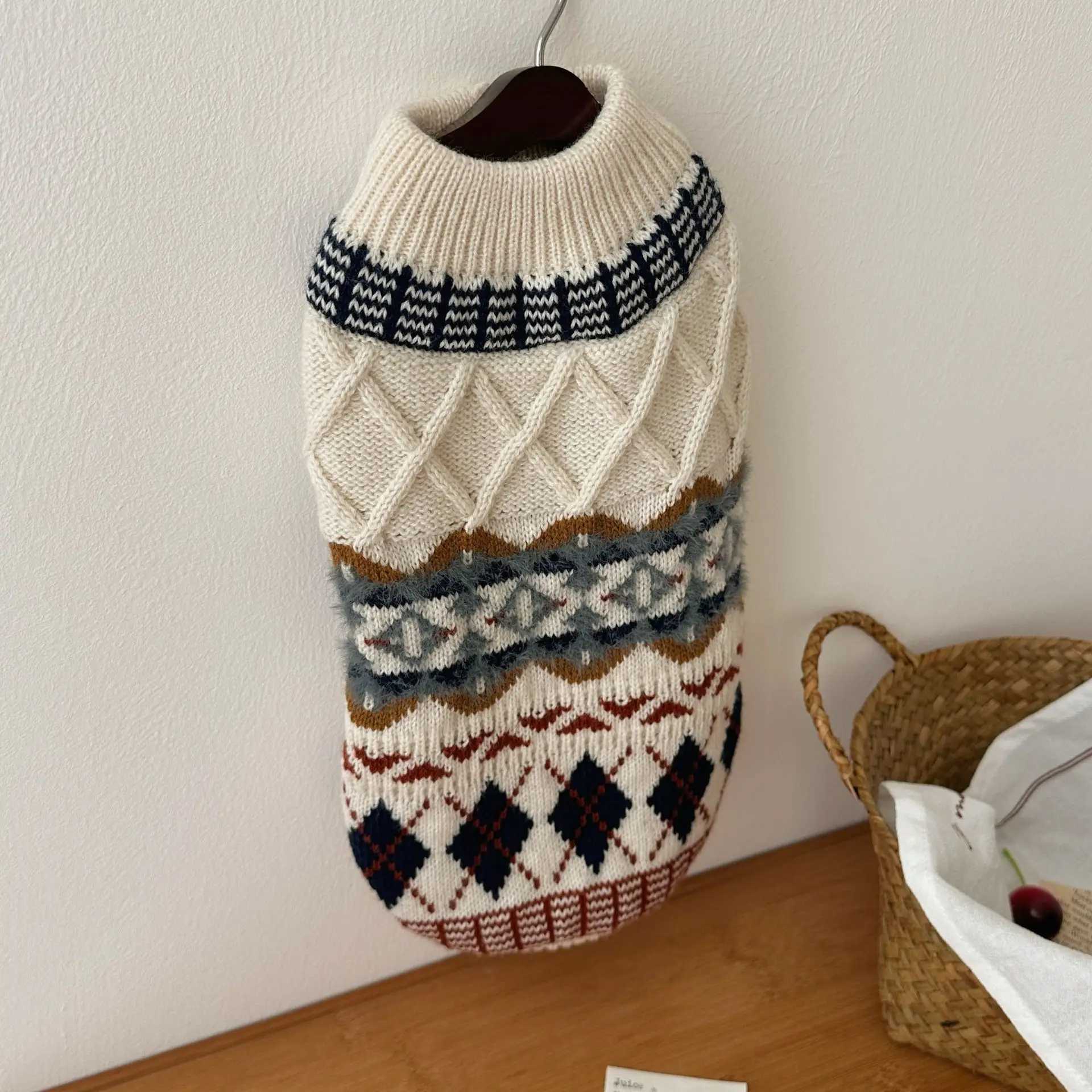 Small Dog Sweaters for Small Dogs Turtleneck Knitted Winter Dog Clothes Pet Puppy Cat Sweater Vest Chihuahua French Bulldog Coat S25911