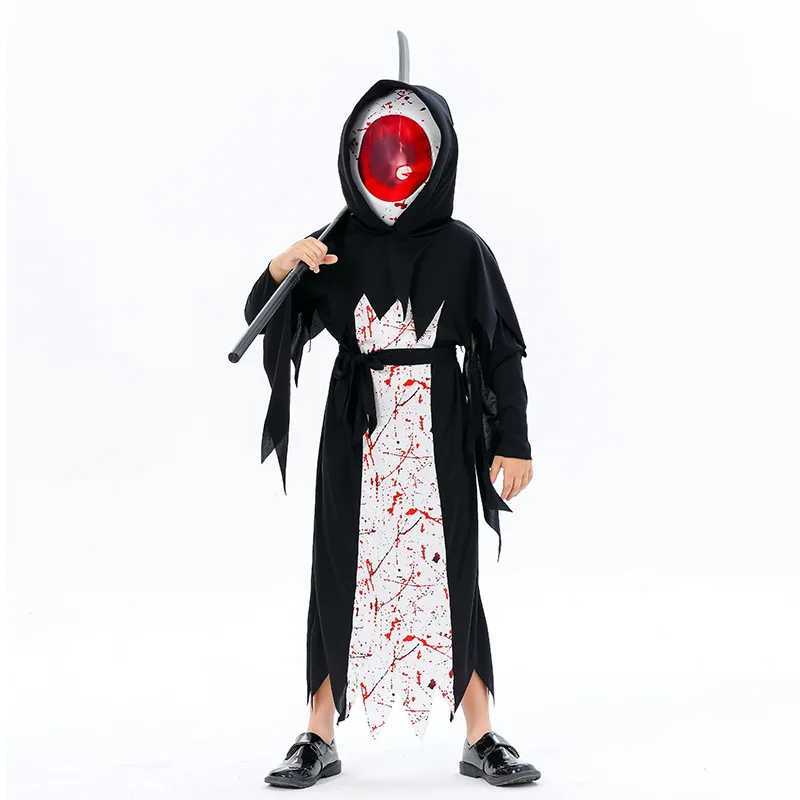 New Childrens Halloween Costume For Cosplay Featuring A Devil And Grim Reaper Design Suitable For Stage Performances A Trendy L250918