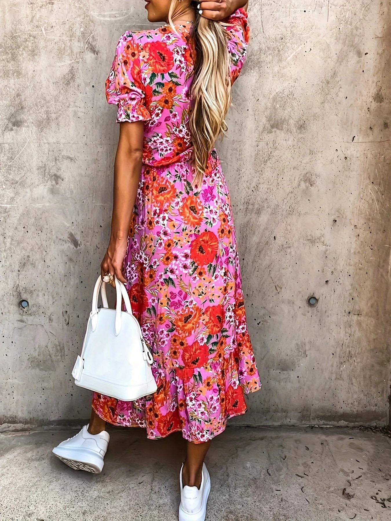 Womens Oversized Woven Dress Casual Bohemian Maxi Summer ALine Long Dress with Pockets Full Length Clothing 250918