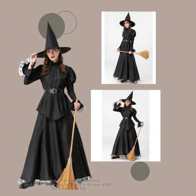 Halloween Costume Witch Outfit Cosplay Sorceress Costume Dress Costumes Accessories L250918
