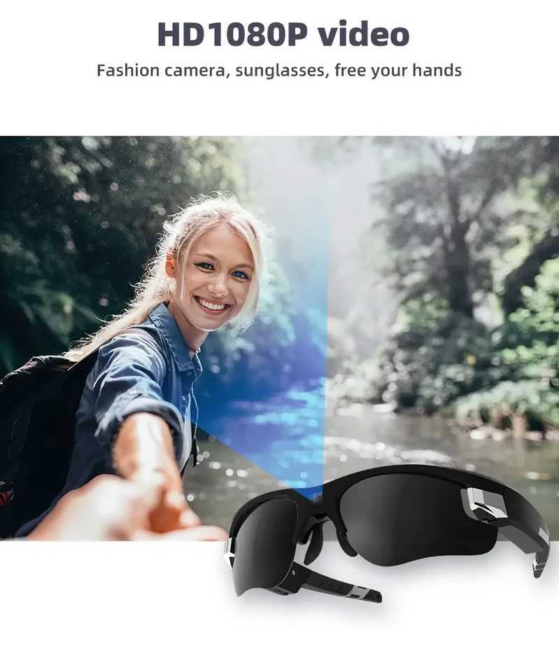 bicycLE action camera 4k video recording biking thumb mini sports motorcycLE smart glasses masculinos 120fps body police HD J250919