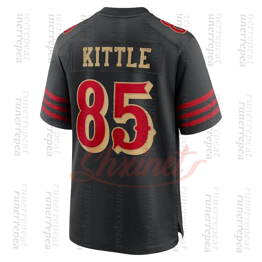 Custom Football 2025 Rivalries Jersey Brock Purdy George Kittle Fred Warner Christian McCaffrey Mac Jones Deommodore Lenoir888666