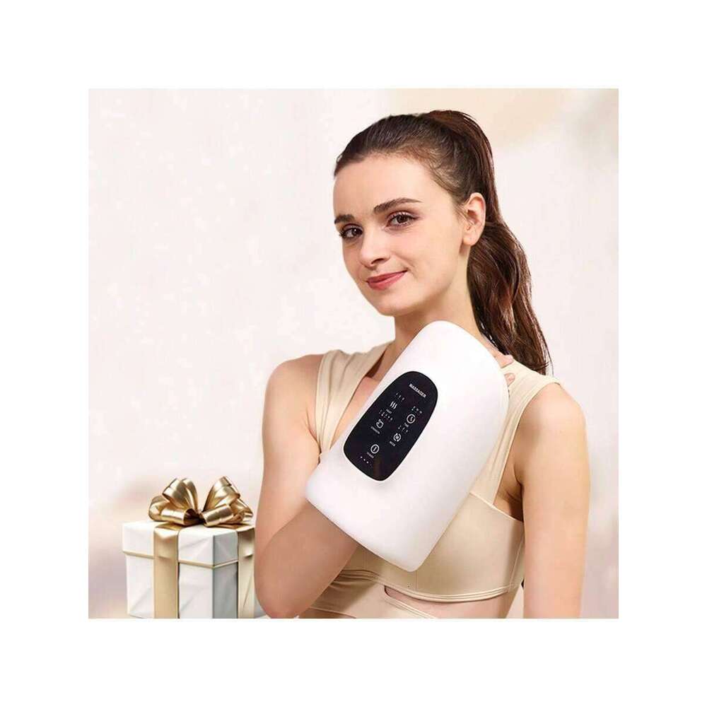 Gift-Ready Electric Hand Massager - Air Compression, Heat Vibration 3 Modes, 4 Temp, 5 Pressure Levels | USB-C Charging For Family Self-Care & Holiday
