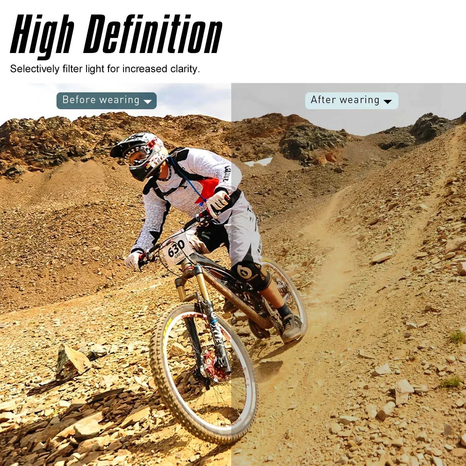 SCVCN Cycling Sunglasses Photochromic Eyewear Outdoor MTB Glasses Road Bicycle Riding Bike Sunglasses Goggles for Men Women J250919