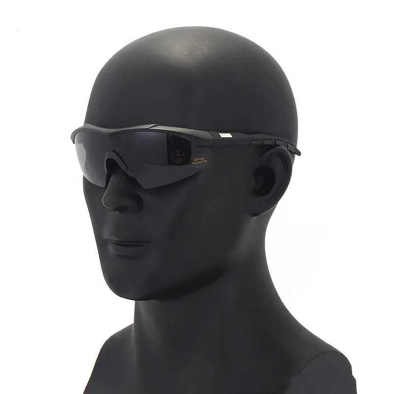 Polarized 3 nses Bultproof Glasses Outdoor Tactical Goggs Shooting Cs Safety Glasses Riding Hiking Eyewear Y250919