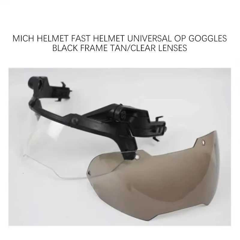 FAST Guide Tactical Helmet Goggs 90 degree Detachab FAST AF Helmet Guide Anti fog and Anti riot OP CS Protective Goggs Y250919