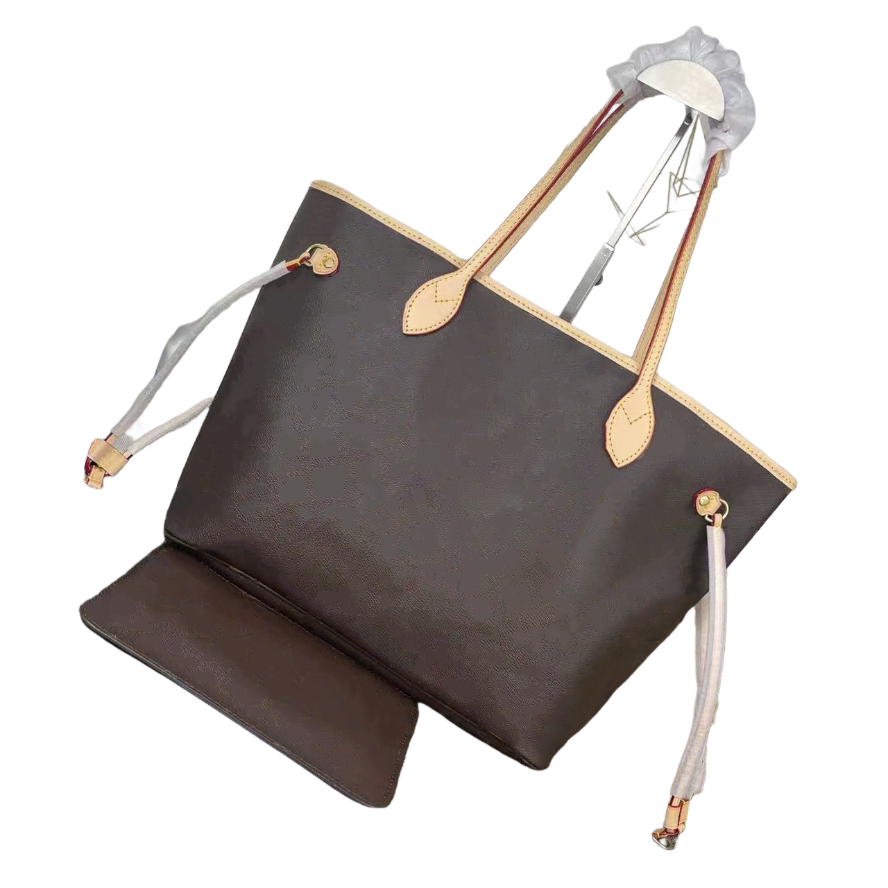 Luxury fashion designer handbag, women's fashion leather shopping bag, luxury classic shoulder strap large capacity handbag.