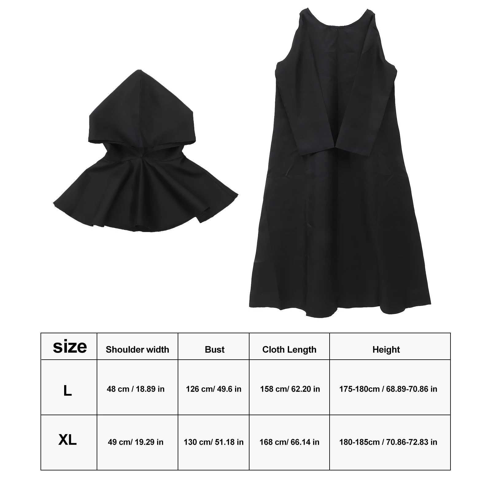 Medieval Cape Hooded Robe Cloak Knight Friar Priest Gown Robe Long Sleeve Wizard Cloak Halloween Outfit Cosplay Costume Props L250918