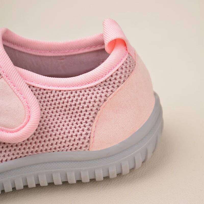Spring Autumn Kids Solid Colored Soft Bottom Net Shoes Middle and Small Children Outdoor Exercise Canvas E8095