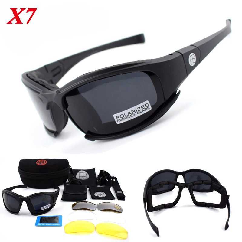 Outdoor mountaineering bicycle sports glasses military tactics glasses air gun shooting goggles fishing anti ultraviolet sunglas J250919