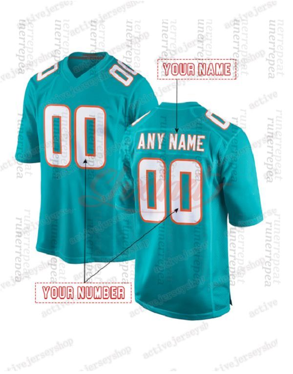 1 Tua Tagovailoa Custom 2025 Rivalries Football Jersey Devon Achane Jaylen Waddle Marino Hill Robinson Jerseys Any Name Number3