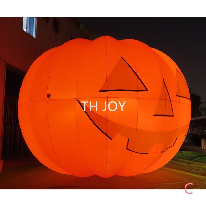 Outdoor activities Halloween Yard Decoration Inflatable Customized pumpkin model, LED lighting Inflatable Pumpkin balloon