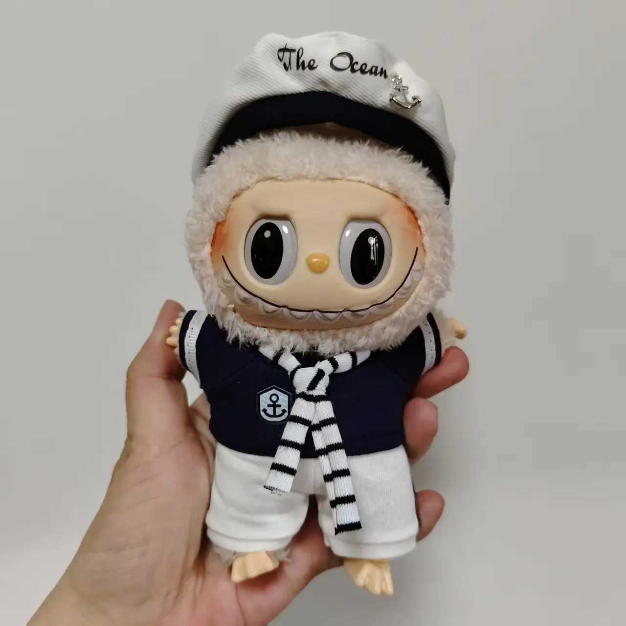 For Labubu Clothes Doll for V1 V2 Doll Clothing Accessories navy police Labubu Clothes Designer gift C250919