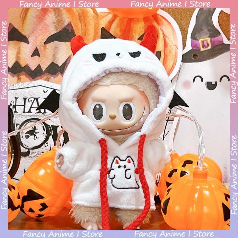 Halloween Labubu Doll Clothing Bat Little Devil Hoodie Accessories for V1 V2 V3 Labubu Halloween Dress Up Accessories Gifts C250919