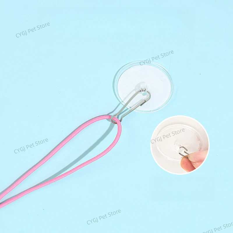 Cat Rope Long Rope Teasing Cat Toy Accessories Pet Kitten Toy Cat Toy Swing Sticky Disc Elastic with Bell Hanging Door Teasing X250918