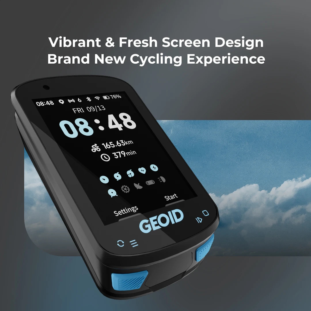 GEOID CC600 Route Navigation Bicycle GPS Computer 11 Languages Wireless Bike Speedometer Automatical WIFI ANT Odometer 260423