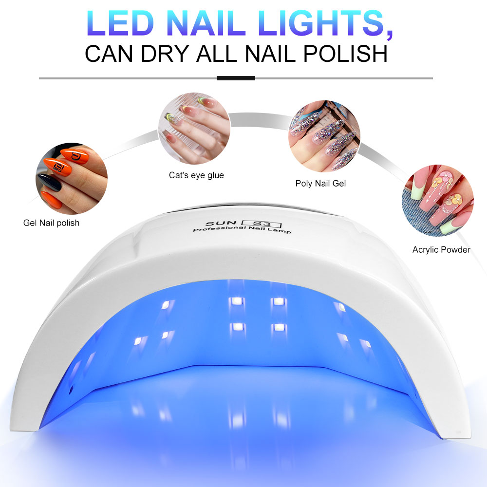 ANRLO 72W UV LED Nail Dryer with 18 Bulbs, Touch Screen Timer & Auto Sensor for Professional Manicures