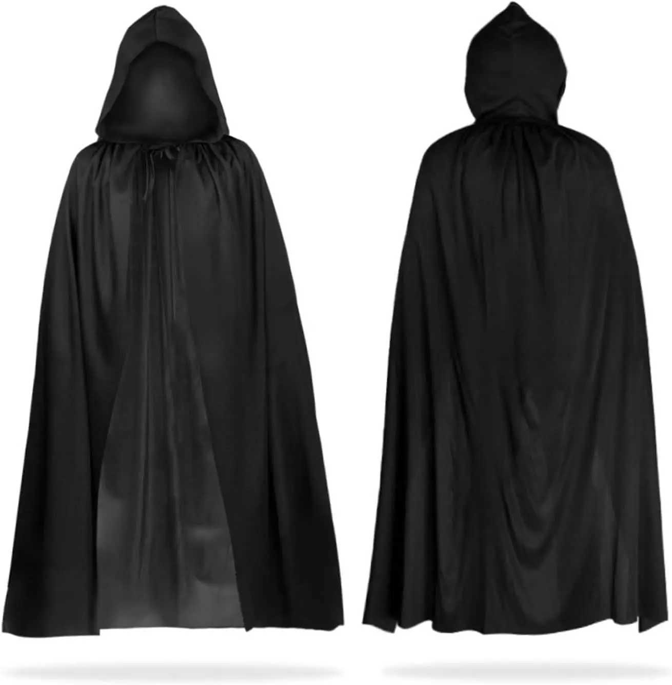Hot14Piece set Halloween Party Role Playing Children Adult Death Black Cloak Halloween Skull Ball Costume Prop Set Holiday Gif L250918