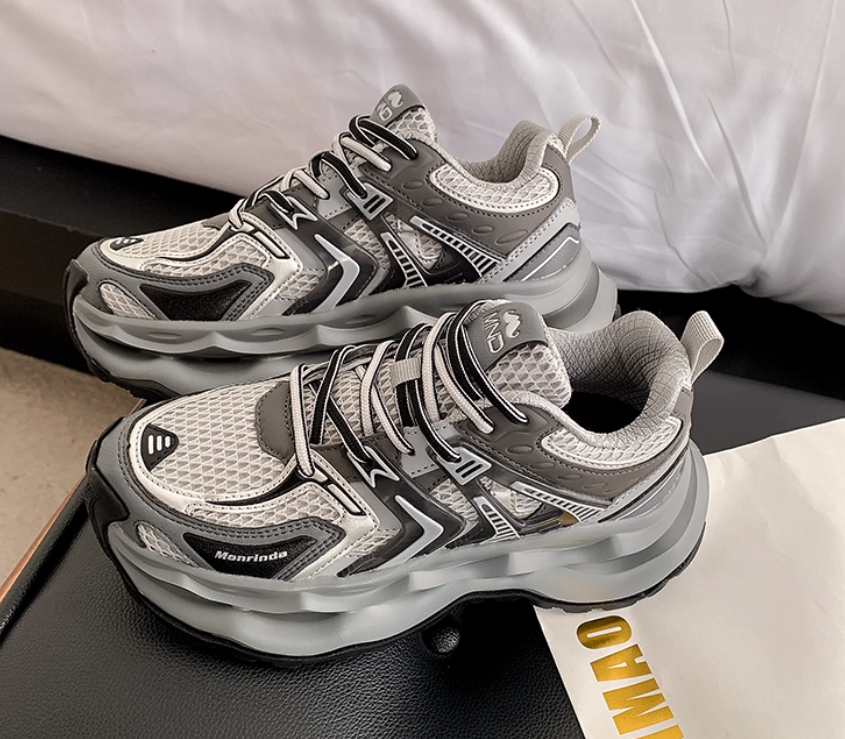 Designer Mirinda Four Seasons Thick-Soled Height-Increasing Shock-Absorbing Dad for Men and Women Lightweight Comfortable Casual Men's Trendy Ver