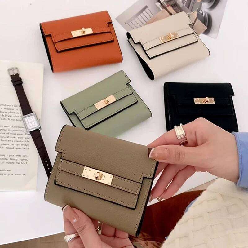 Retro Wallet Women's Large Capacity Card Position Foreign Trade Multi Functional Three Fold Handheld Bag Billetera